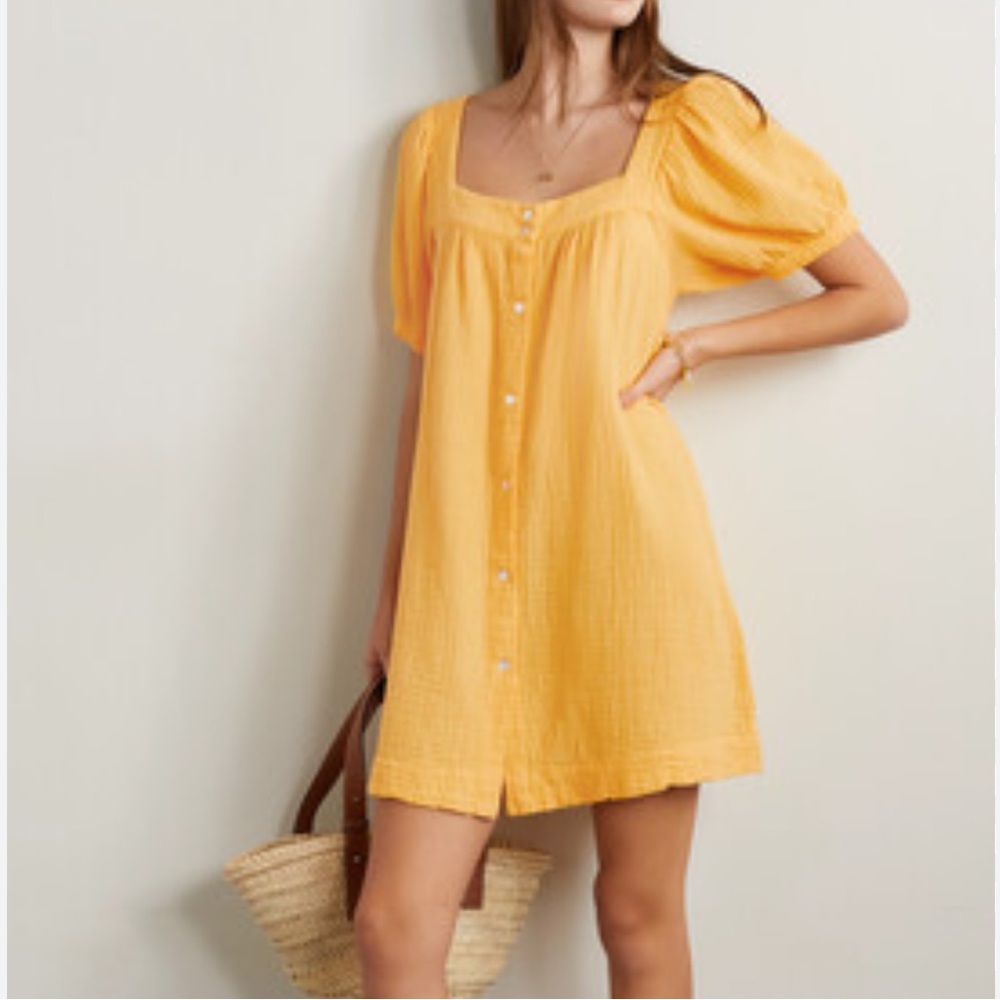 HONORINE Francoise Cotton Minidress XS 💛
